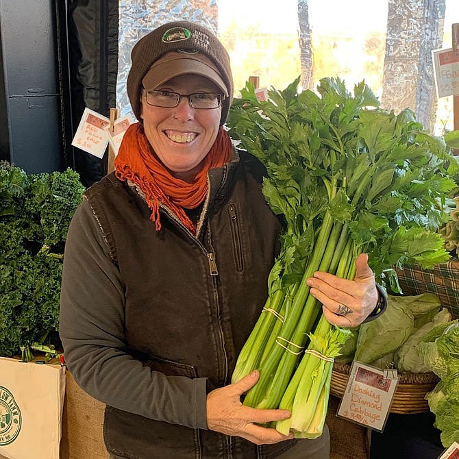 Liz Graznak, owner of Happy Hollow Farm in Jamestown, was recently named Organic Farmer of the Year by the board of the Midwest Organic & Sustainable Education Service.
