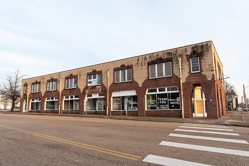 The Jamison Building is located at 523 W. Third St. in Texarkana, Texas.