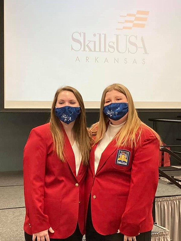 Ashdown High students pinned as Arkansas SkillsUSA state officers