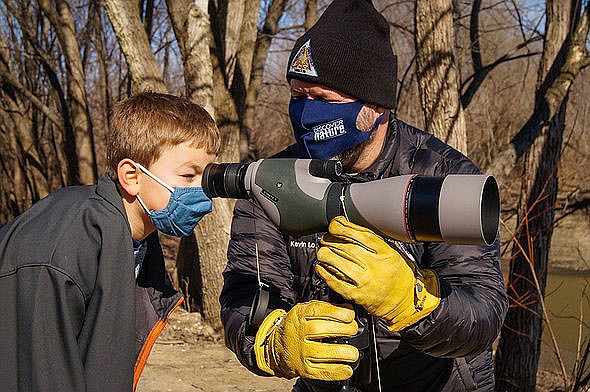 Runge Nature Center reopend to visitors, with public health precautions in place, and will offer virtual and outdoor programs in February. Programs include virtual birdwatching, fireside stories, guided hikes and a virtual fly fishing clinic. Register to attend a program and discover nature with Runge.