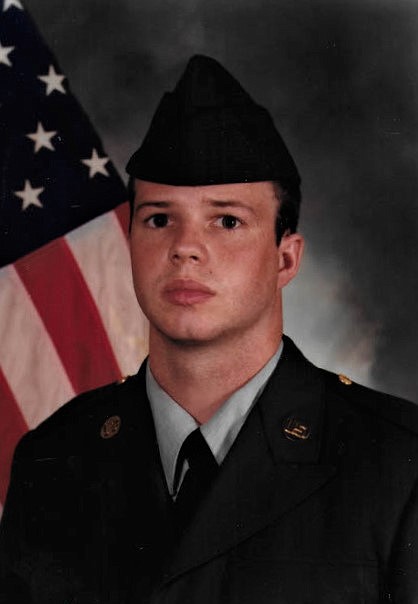 <p>Courtesy of Larry Stegeman</p><p>Larry Stegeman is pictured in this 1982 military photograph, when attending basic training at Fort Jackson, South Carolina.</p>