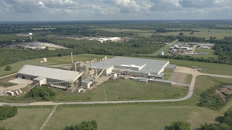 This photo shows the new Danson barbecue pellet mill in Hope, Ark.,, a former Georgia-Pacific paper mill. The mill will initially employ about 50 people, with a workforce of around 100 planned for later. (Submitted photo)
