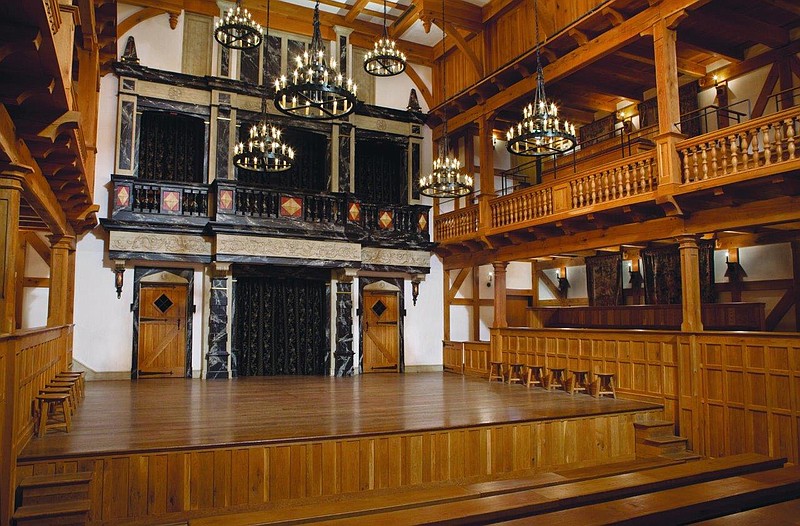 The American Shakespeare Center's Blackfriars Playhouse interior is shown. (Submitted photo)
