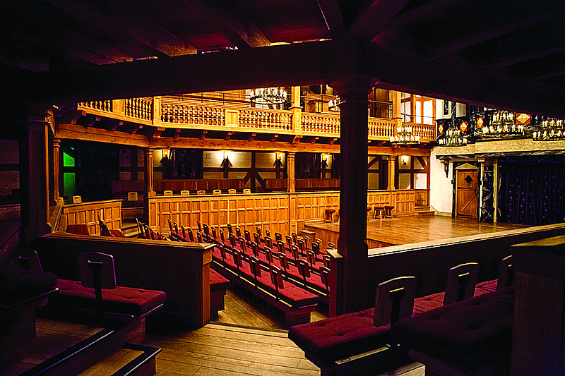 Blackfriears Playhouse in Staunton, Virginia, is home base for the American Shakespeare Center.