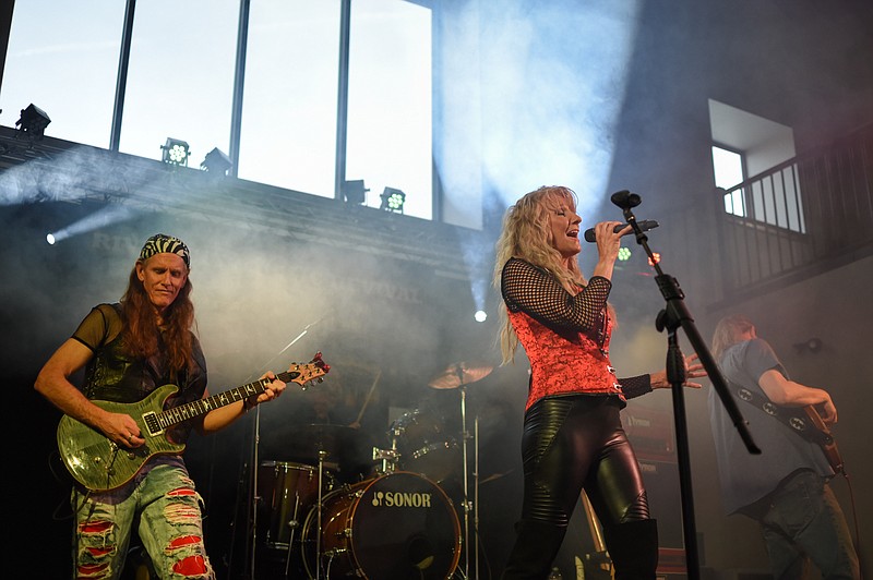 <p>News Tribune file</p><p>Burnin’ Down The House performs at the Capital Bluffs Event Center during the 2020 River City Music Revival. The event will return for its second year next weekend, though in a slightly scaled down capacity.</p>