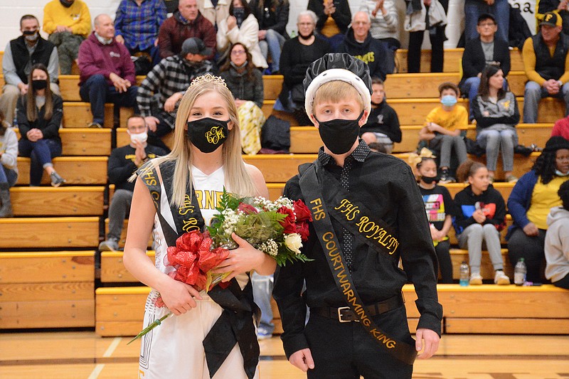 <p>Submitted</p><p>Carly Fisher and Mason Crane were crowned Fulton High School Courtwarming queen and king.</p>