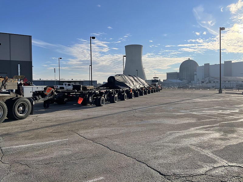 <p>Courtesy of Missouri Highway Patrol</p><p>The transport of a large part from the Callaway Energy Center in southern Callaway County to Montgomery City has been delayed. The oversized vehicle carrying the part was expected to leave the plant at 8 a.m. Thursday and travel south on Route CC, east on Missouri 94 and north on Missouri 19. Shortly before noon Thursday, the Missouri Highway Patrol’s Troop F tweeted the transport is being postponed until further notice. “It had to be on the road by 11:30 a.m. so it could get to its destination before dark,” said Cpl. Kyle Green, Troop F’s public information officer. “Since it wasn’t ready, it had to be postponed. A future trip hasn’t been planned yet.”</p>