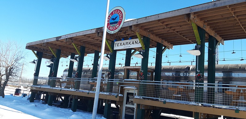 The Flying Crow, the iconic restaurant in an old-fashioned train car, now has new signage with the help of Main Street Texarkana and Main Street Arkansas. According to MS-T's executive director, Ina McDowell, the state-level organization thoroughly vets the downtown projects it assists, making sure changes match the general downtown look and decor of what is already there.