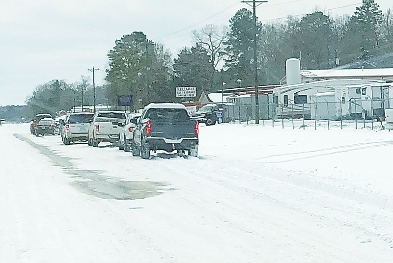 During the recent winter storm, this columnist made a run for propane. He wasn't the only one. (Photo by John Moore)
