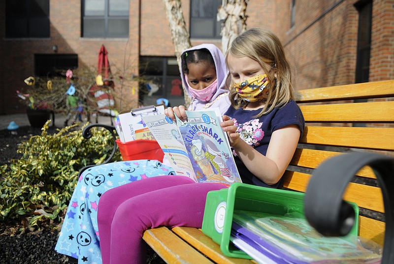 <p>Courtesy of JC Schools</p><p>Students in Stephanie Hufendiek’s first-grade class at Belair Elementary School participated Friday in DEAR Day, a district-wide event where all JC Schools stop what they’re doing and read.</p>