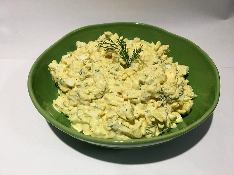 Egg salad with capers and dill. (Susan Selasky/Detroit Free Press/TNS)