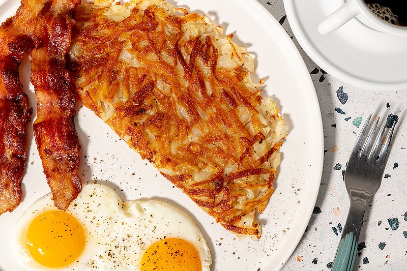 Crispy Shredded Hash Browns. (Photo for The Washington Post by Laura Chase de Formigny)