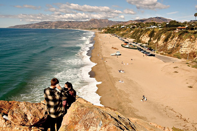 Point Dume State Preserve is part of Point Dume State Beach in Malibu. (Christopher Reynolds/Los Angeles Times/TNS)