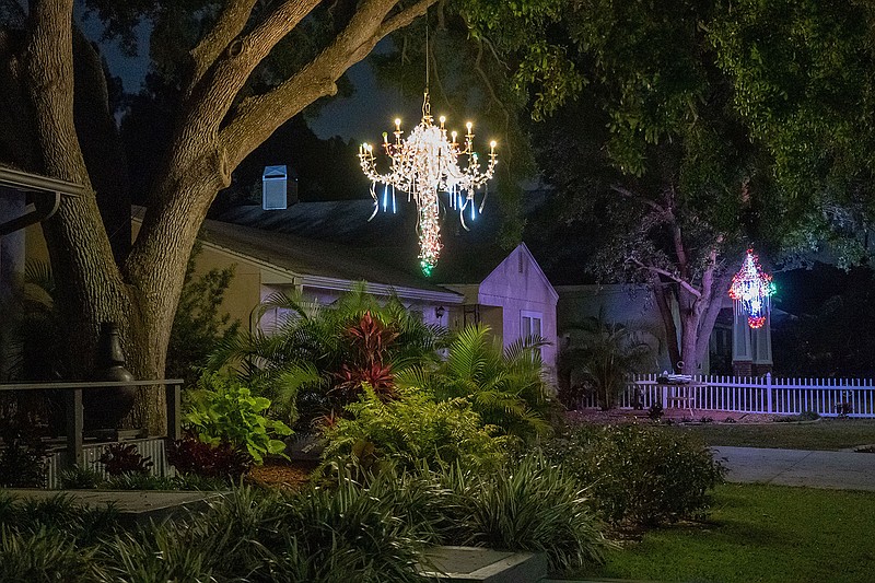 Outdoor chandeliers light up trees, yards Jefferson City News Tribune