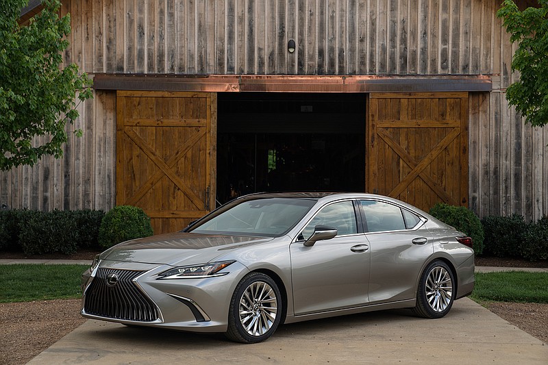 The 2021 Lexus ES Hybrid is shown. (Photo courtesy of Lexus)
