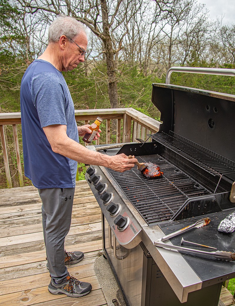 Although retired from barbecue competitions, Bruce Ring still enjoys grilling and barbecuing from home. 