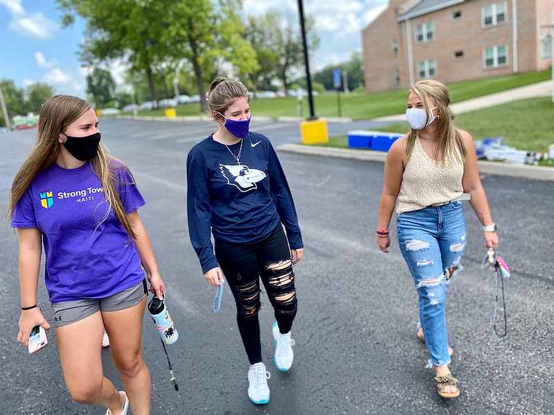 <p>Submitted</p><p>Westminster College students take a walk on campus. Westminster is planning for students to physically attend classes and take part in activities in the upcoming fall semester.</p>