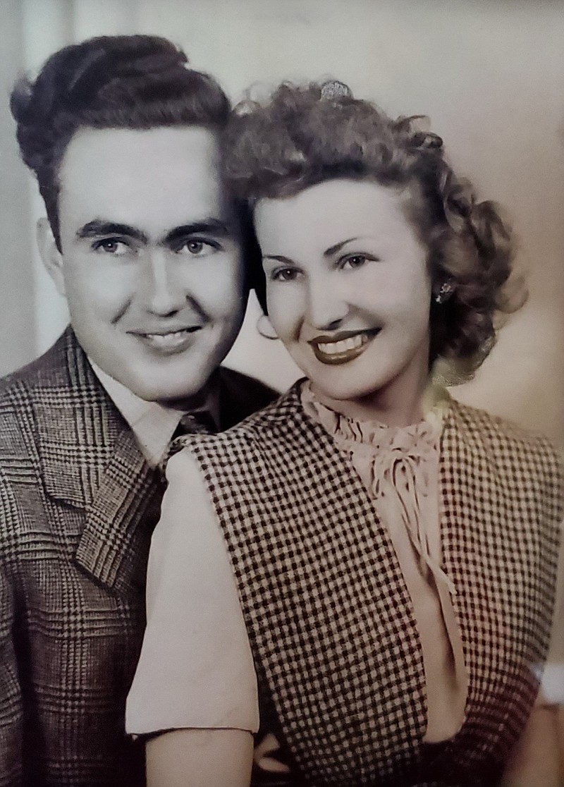 <p>Courtesy of Wilburn Rowden</p><p>In September 1945, weeks after returning from overseas, Rowden married his fiancée, the former Launa Helton.</p>