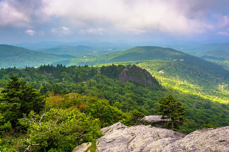 A view from the slopes of Grandfather Mountain in North Carolina. (Dreamstime/TNS)
