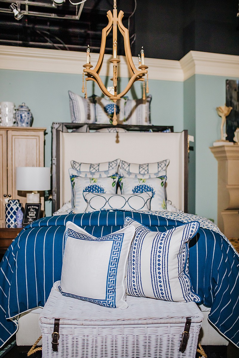Blue and white is a traditional mix that looks fantastic in any season or room. (Handout/TNS)