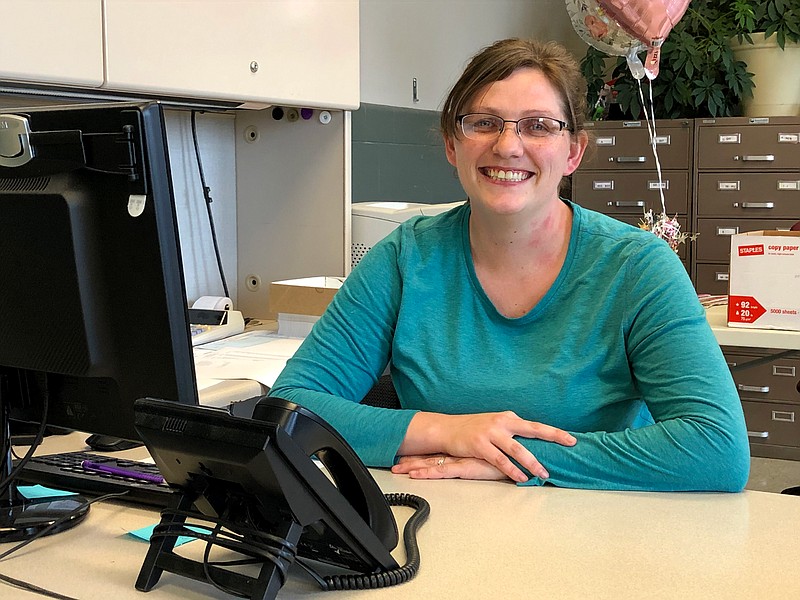 Jordan McDow is just a month into her new job as an accounts payable deputy clerk in the Callaway County Clerk's office. McDow is a Callaway native and graduated from Fulton High School in 2010.
