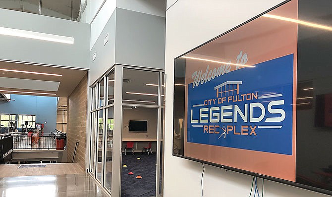 A televised sign will welcome visitors to Fulton's Legends Rec-Plex facility. While work is still ongoing, Fulton Mayor Lowe Cannell announced Tuesday during the Callaway County community update the Rec-Plex will open May 17.