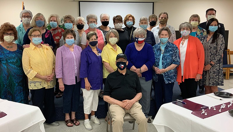 CHRISTUS St. Michael Atlanta volunteers during a luncheon Thursday held to welcome them back after their service was suspended because of the COVID-19 pandemic. They began working again in the hospital Monday. (Submitted photo)
