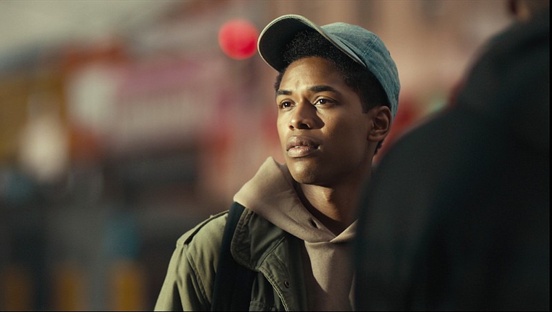 This image released by Netflix shows Kevin Harrison Jr. in a scene from "Monster." (Netflix via AP)
