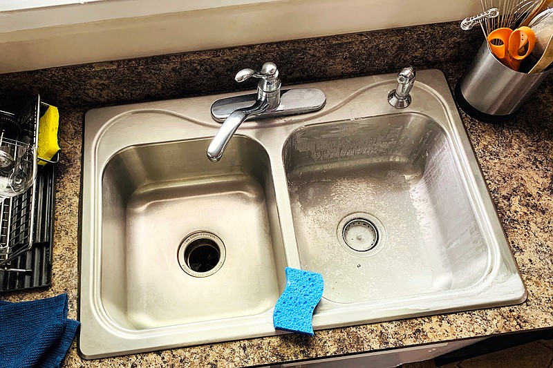 Get in the habit of cleaning your kitchen sink. (Washington Post photo by Jennifer Beeson Gregory)