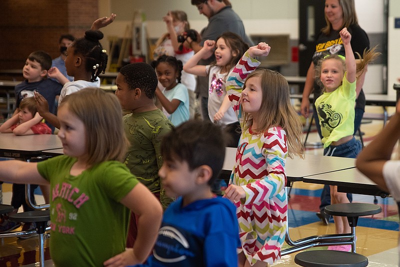 Students celebrate learning platform GoNoodle | Program hosted by ...