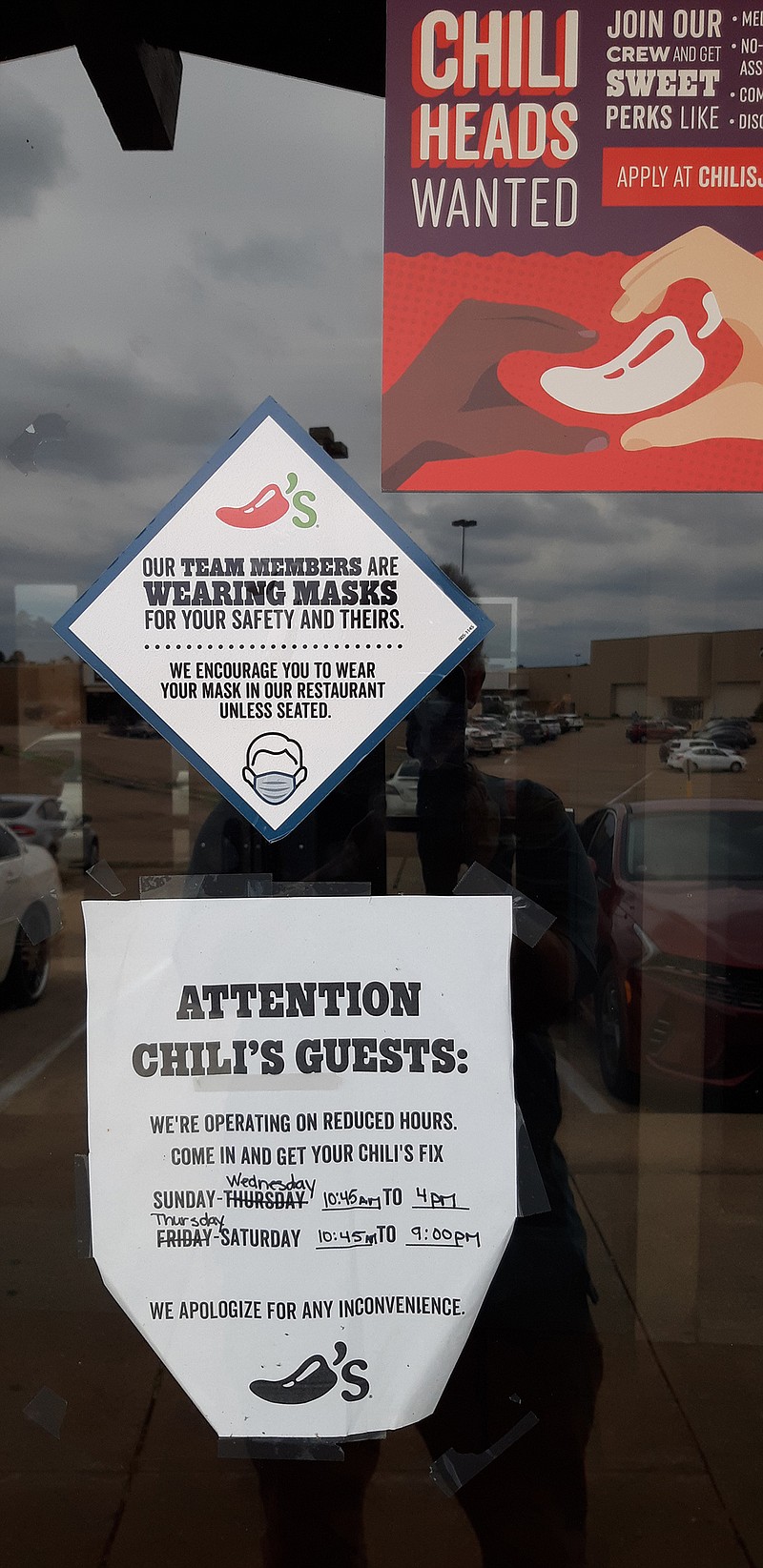 Chili's is one of the local eateries that has reported trouble hiring in the current labor climate, to the point they are operating at reduced shifts.