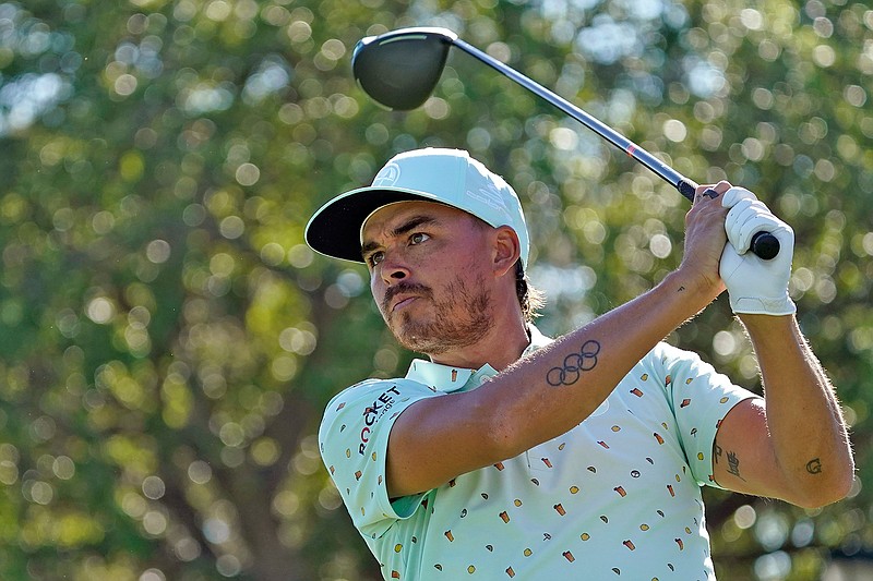  In this March 4, 2021, file photo, Rickie Fowler watches his tee shot on the 11th hole during the first round of the Arnold Palmer Invitational golf tournament in Orlando, Fla. Fowler goes into the PGA Championship next week in the most pronounced slump of his career. (AP Photo/John Raoux, File)