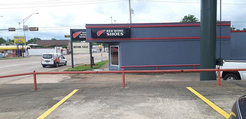 Red Wing Shoes on State Line Avenue is getting ready to shift its location to the west, setting up shop on Mall Drive in June. They will be next to T-Mobile and Fast Signs at their new location.