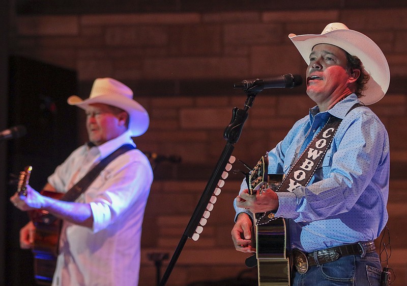 Liv Paggiarino/News Tribune

Clay Walker and Tracy Lawrence perform on Saturday at the inaugural, sold-out concert at the new Capital Region MU Health Care Amphitheater at Ellis-Porter Riverside Park.