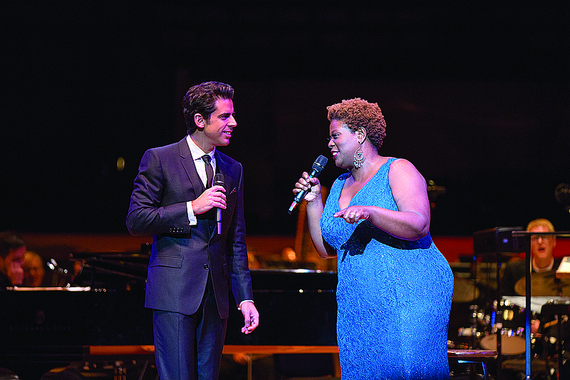 Broadway performers Tony DeSare and Capathia Jenkins will perform with the Texarkana Symphony Orchestra on March 5 for "Pops II: Frank and Ella Together."