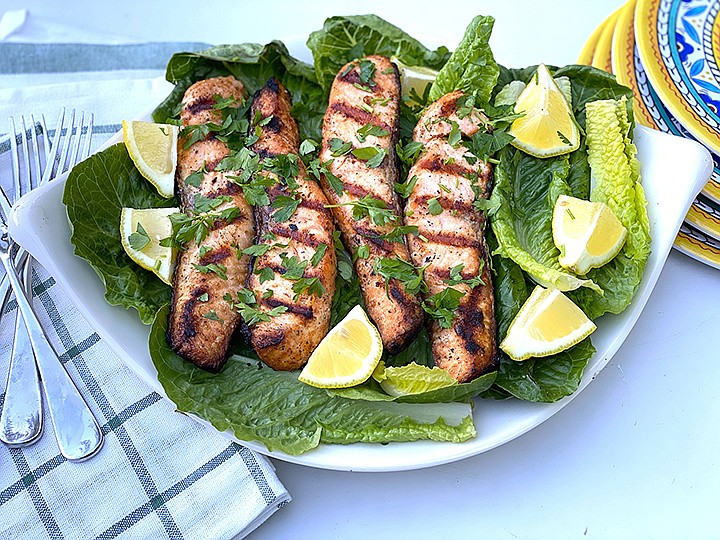 Mayo grilled salmon. The Daily Meal/TNS 
