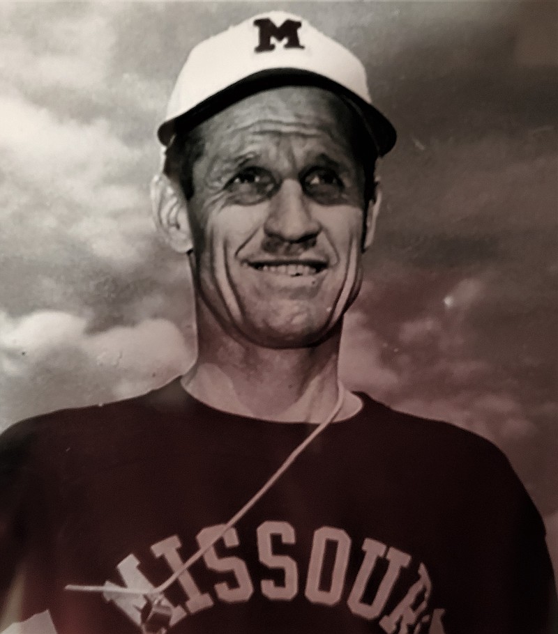 Don Faurot returned to his position as football coach at the University of Missouri following his military discharge and later served several years as the school's athletic director. (Courtesy of Rex Hill)