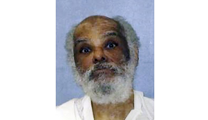 This photo provided by the Texas Department of Criminal Justice shows Raymond Riles. Riles, the longest serving death row inmate in the U.S. was resentenced to life in prison on Wednesday, June 9, 2021 after prosecutors in Texas concluded the 71-year-old man is ineligible for execution and incompetent for retrial due to his long history of mental illness. (Texas Department of Criminal Justice via AP, File)
