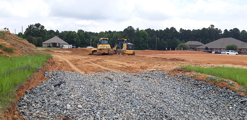 Ground has been broken on a site across the street from the under-construction Texarkana Veterans Administration Outpatient Clinic. According to company officials, it is the location of Pain Treatment Center of America. The location is near the intersection of Summerhill Road and Moores Lane.