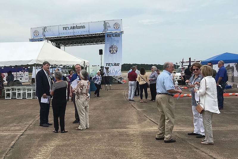 City officials and residents turn out Saturday at Texarkana Regional Airport for the groundbreaking ceremony of a new passenger terminal. The 40,000-square-foot building, slated to cost $36 million, is projected to be complete by the spring of 2024.