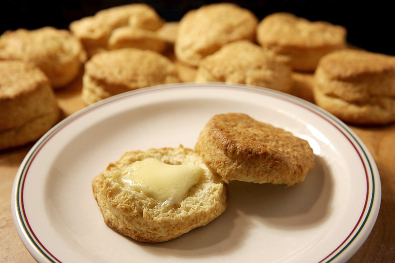 Homemade Buttermilk biscuits. (Hillary Levin/St. Louis Post-Dispatch/TNS)