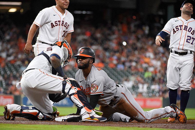 Orioles OF Cedric Mullins leaves game in 2nd inning with right