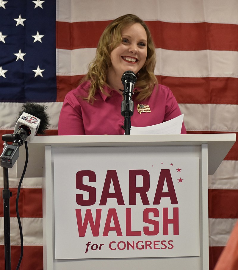 State Rep. Sara Walsh, R-Ashland, launched her campaign for U.S. Congress on Wednesday, July 7, 2021.