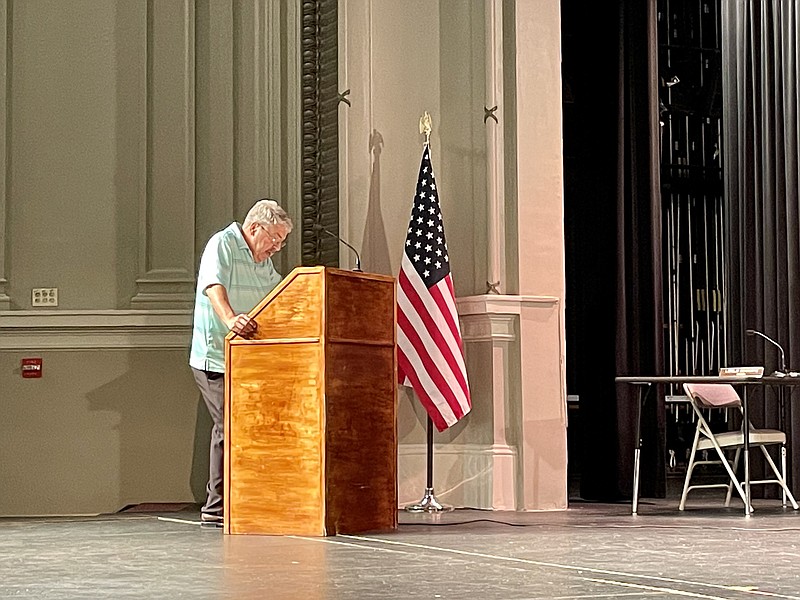 During the Jefferson City School District board meeting July 12, 2021, Jefferson City resident and attorney Curtis Thompson, who asked the board in June to adopt a policy prohibiting aspects of critical race theory, said he received about 150 signatures in a petition in response to the board not acting on the resolution.