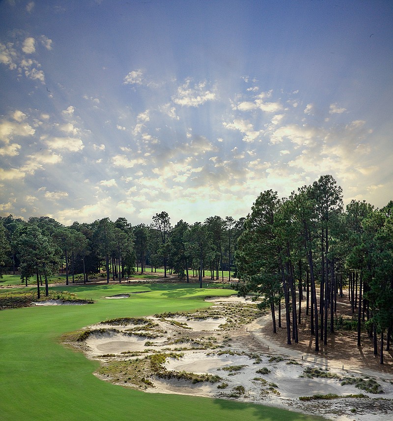 The par-4 7th hole of Pinehurst No. 2 at Pinehurst Resort in North Carolina. (Pinehurst Resort)