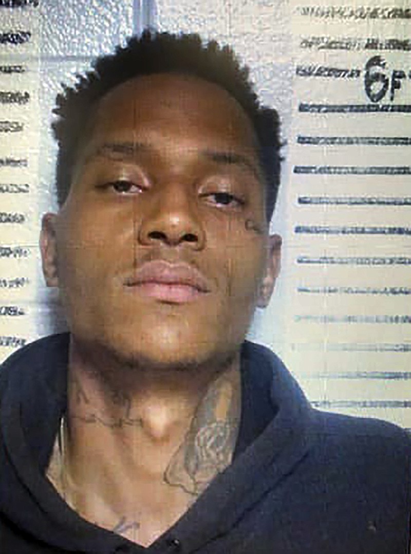 This photo provided by the Oklahoma State Bureau of Investigation shows Lee King, a man wanted in the shooting and injuring two Arkansas men on Interstate 40 in eastern Oklahoma. King, 27, was arrested Thursday, July 22, 2021, by U.S. marshals who, with Oklahoma City police, had traced him to a location in Dallas, police Sgt. Gary Knight said. (Oklahoma State Bureau of Investigation via AP)
