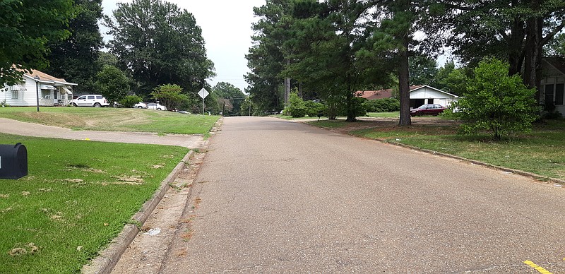 This quiet neighborhood in the 1600 block of West 17th played host to elements from the Texarkana Texas Police and Fire departments as well as an Air Force bomb disposal unit on Monday afternoon. A family clearing a shed found two grenades.