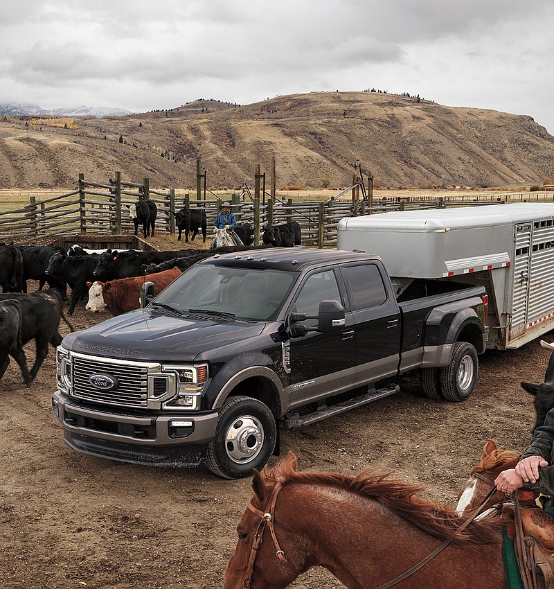 The 2021 Ford F-Series Super Duty is shown. (Photo courtesy of Ford Motor Co.)