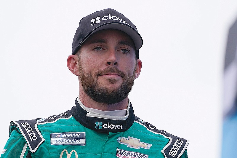 In this July 18 file photo, Ross Chastain looks on at a NASCAR Cup Series race in Loudon, N.H.