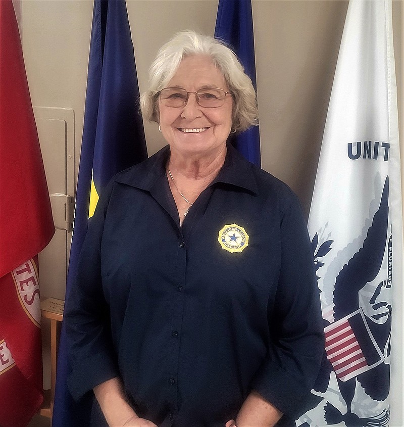 <p>Courtesy/Jeremy P. Ämick</p><p>Dorothy Goodin has been a member of the American Legion Auxiliary for several decades and is currently serving as president for Unit 5 in Jefferson City. She is inspired by the service of many of her family members, including her son and late husband.</p>